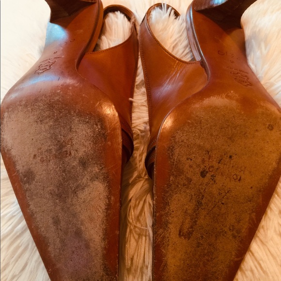 Roberto Botticelli Rust Short Heel Sling Back - Picture 8 of 8